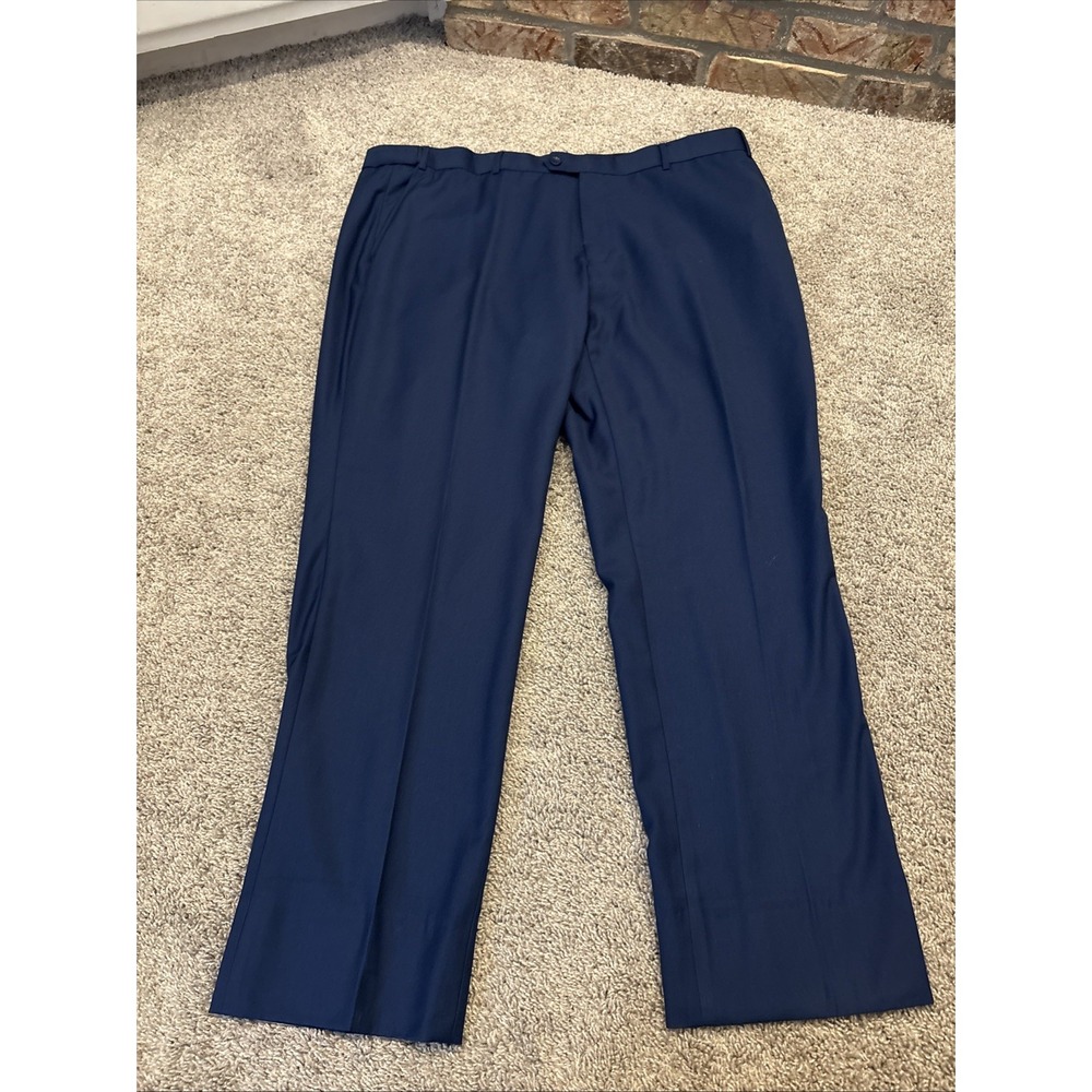 GIORGIO FIORELLI MENS 46L (44x32) SUIT PANT PLEATED HEMMED $90 MSRP MODERN FIT